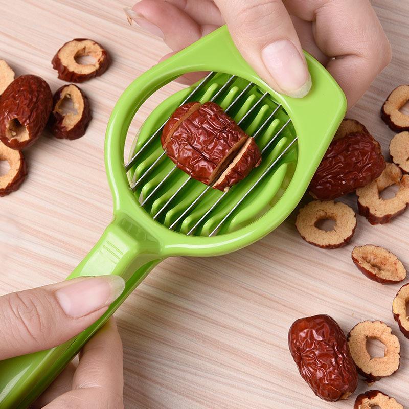 Kráječ na vejce Jujube Multifunkční Kráječ na vejce Ruční Kráječ na rajčata Houba Kiwi Oddělovač na jahody Forma na krájení