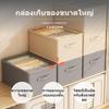 Large Capacity Foldable Fabric Storage Box, Multitier Organizer for Clothes Closet