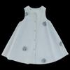 Girls' Summer Sleeveless Breathable Shirt Dress