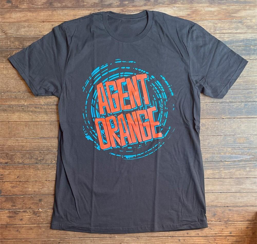 VTG AGENT ORANGE Band Gift For Fans Cotton Black T Shirt S-5XL TT574 Unisex T-Shirt L