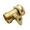 3/4 Garden Hose Shutoff Valve Brass Water Hose Faucet Connector For Garden Watering Coupler Joint Connect Repair