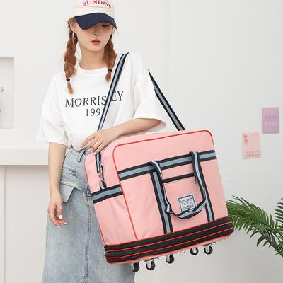Travel Bag, Large Capacity Roller, Multifunctional Backpack, Business Trip, Maternity Fitness Storage Bag, Expandable Luggage Bag