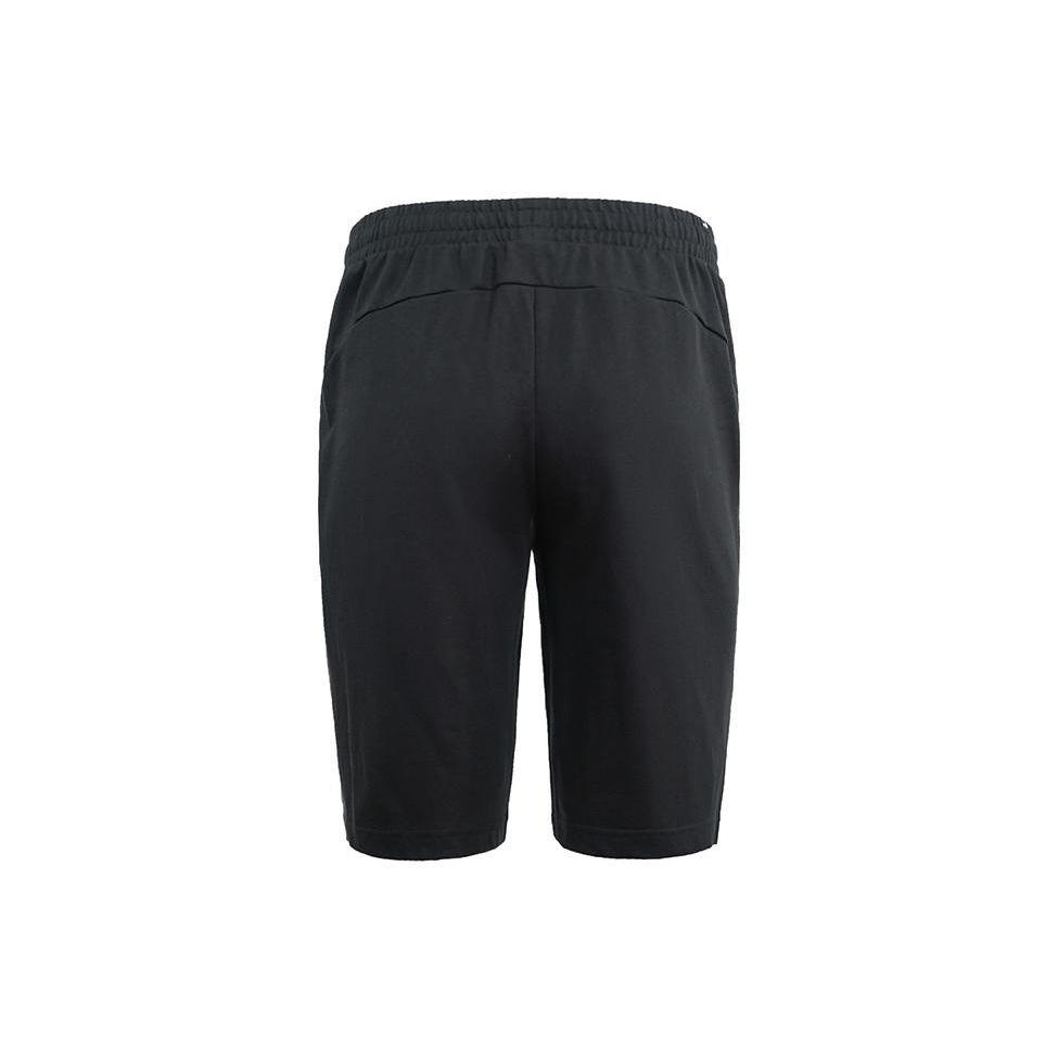 Puma Letter Logo Print Elastic Waist Sports Shorts Men shorts Black 672938-01