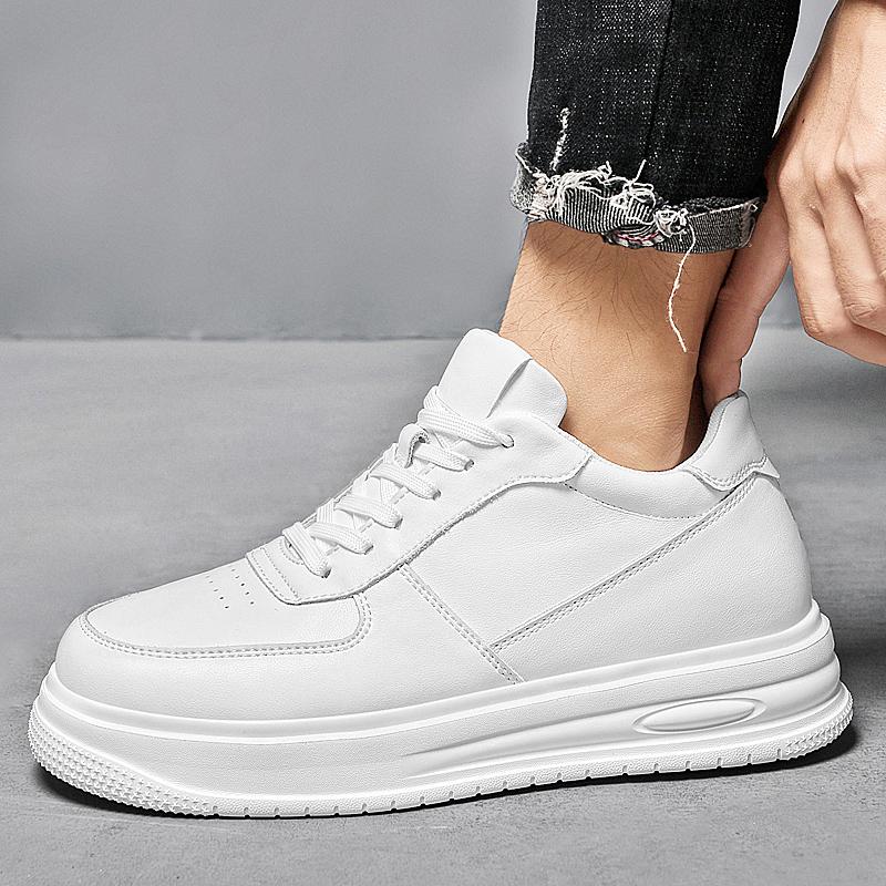 6cm 8cm Platform Elevator Shoes Man Lifting Board Shoes Women Height-Increasing Flat Sneakers Enhancing Increase Casual Shoes
