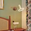 OEING Adjustable Swing Arm Bedside Wall Lamp