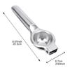 Stainless Steel Household Small Juicer Fruit Press Kitchen Tools Mini Manual Lemon Juicer Portable