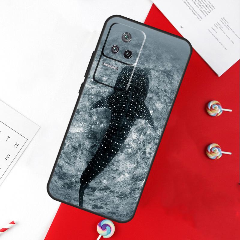 Ocean Whale Shark Animal Cover For Xiaomi 14 Ultra 15 13 11T 12T 13T 14T Pro POCO X7 Pro X3 X5 X6 M6 F5 F6 Pro Case