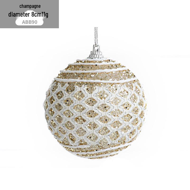 New Christmas Tree Ornaments: Decorative Balls & Pendants for Festive Atmosphere