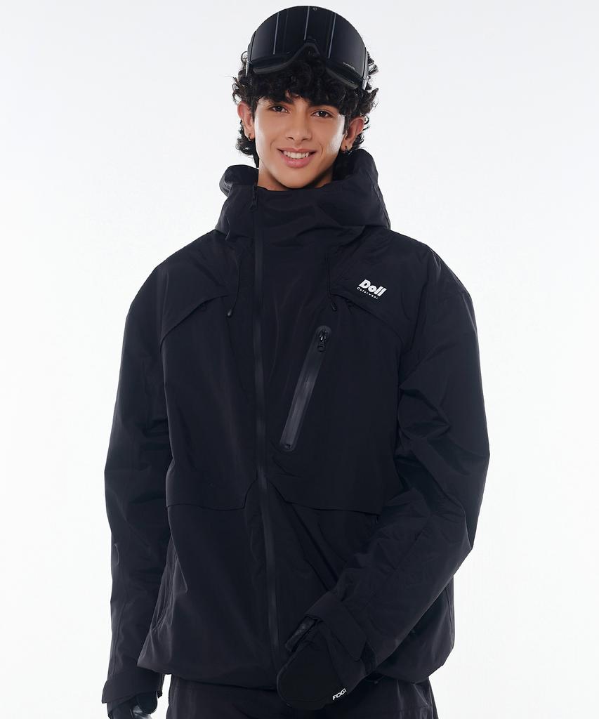 Doll Outerwear 2425 Arte Snowboard Jacket Black Unisex
