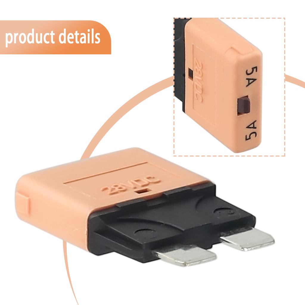 12V 24V Circuit Breaker Blade Fuse Resettable 1PCS 530A Auto Thermal Reset for Standard Automotive and Marine Use Circuit Breaker 6