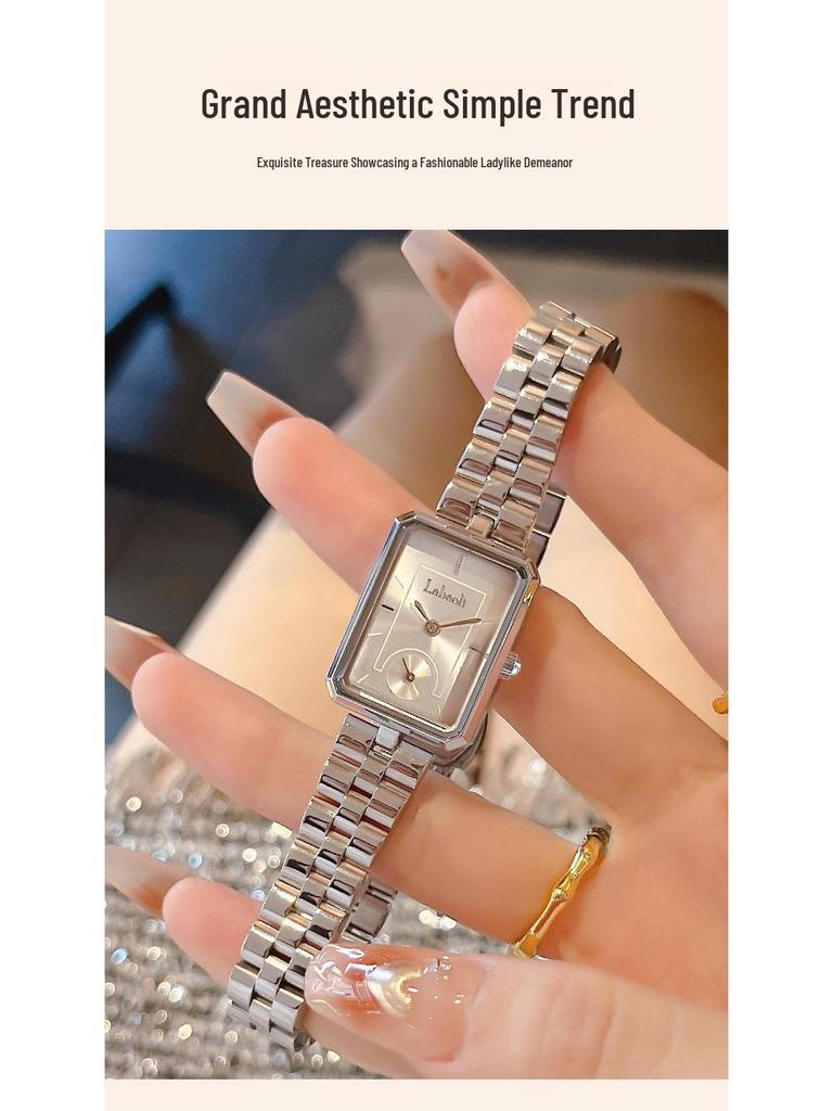 La Baoli LA761 Women's Waterproof Quartz Steel Band Wristwatch