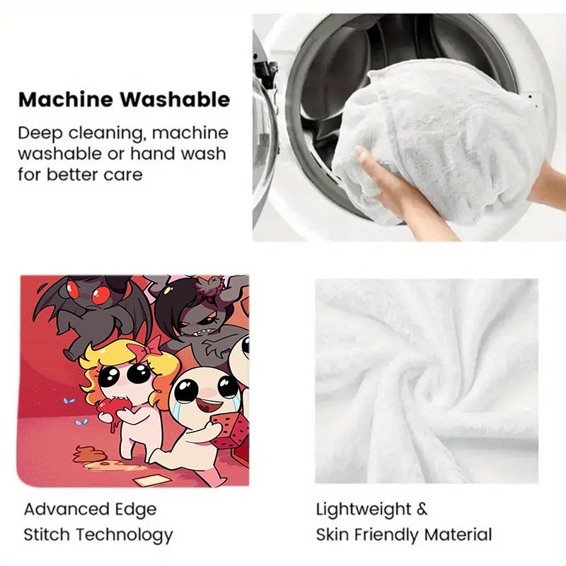 The Binding of Isaac 2D Flat Pattern Flannel Blanket High quality All Seasons Warmth and Comfort Perfect for Christmas Gifts.PMT0914027