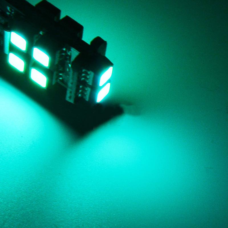 2Pcs Rgb T10 W5W 3535 10Smd For Car Led Marker Lamp Position Light With Remote