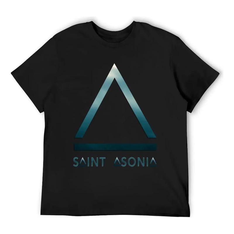 Camiseta Con El Logotipo De Santa Asonia, Ropa En Blanco, Di S