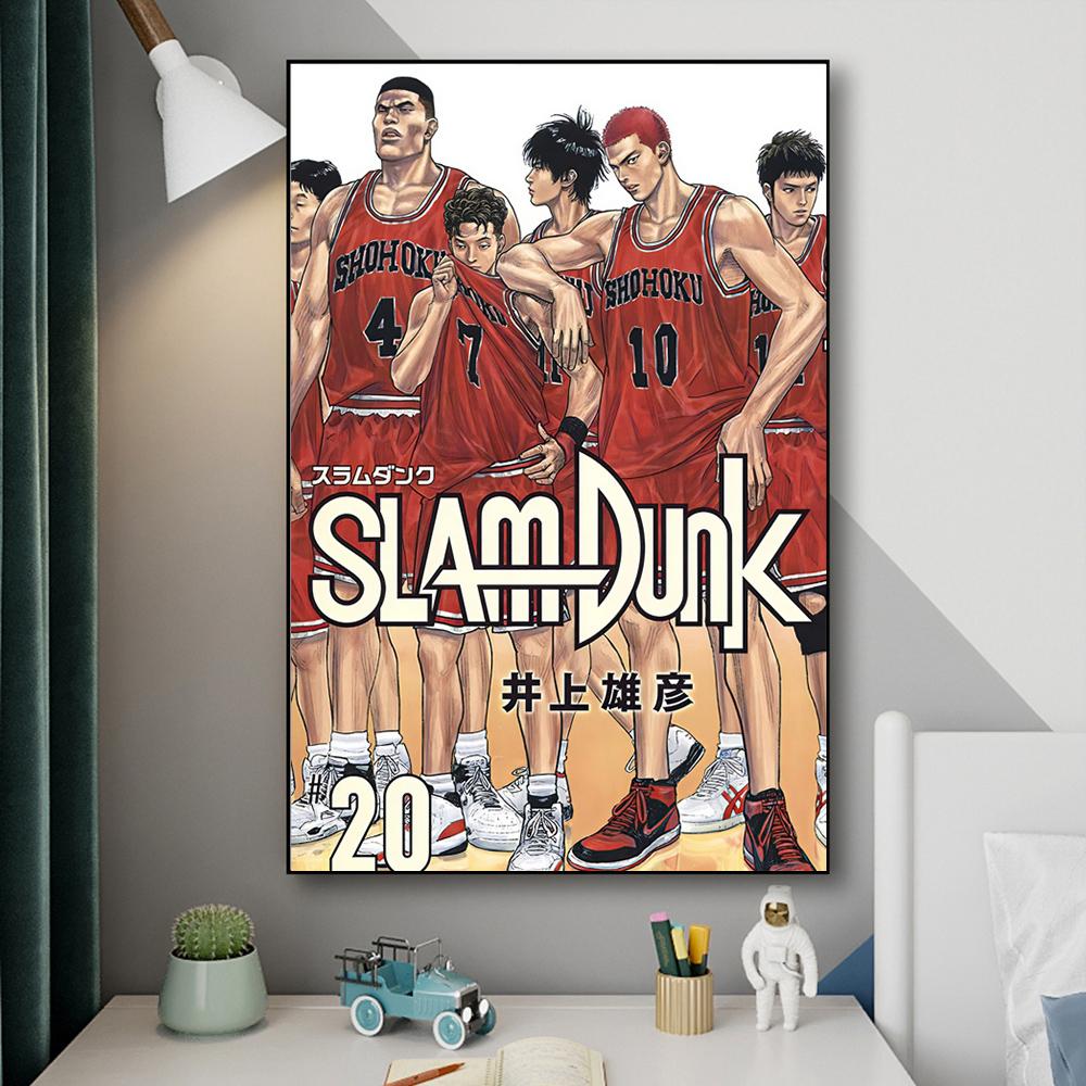 

Плакаты Dunk Dunk и печатная комната, декоративные фрески, японское аниме, цветочная дорожка, Сакураги Каэде Рукава, дом 21cm×30cm NoFrame