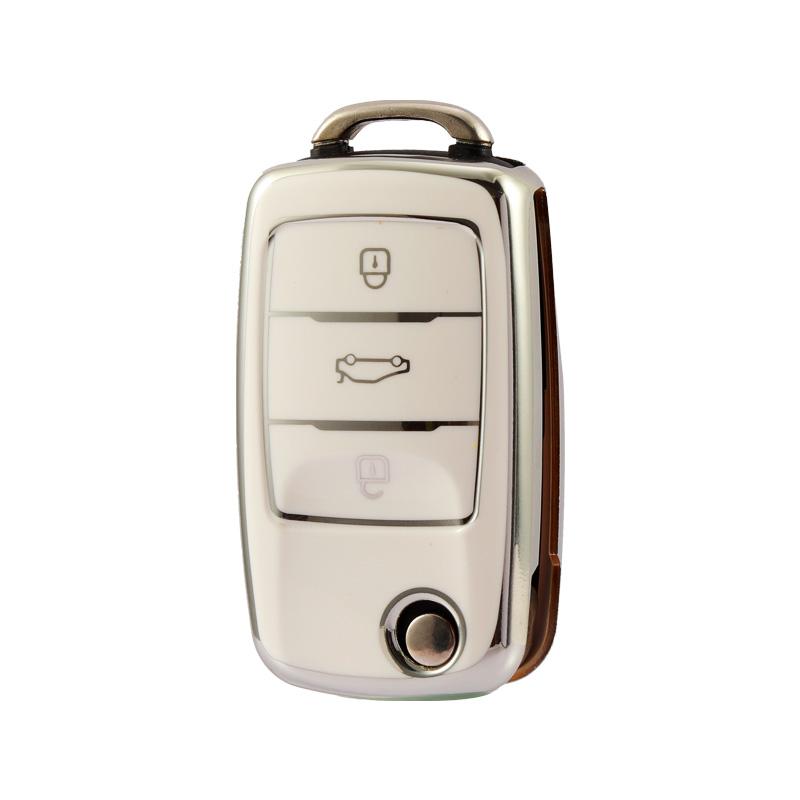 Car Remote Key Case Cover for Volkswagen VW Polo Golf Passat TiguanBeetle Caddy T5 Up Eos Skoda Octavia Seat Leon Altea Fob
