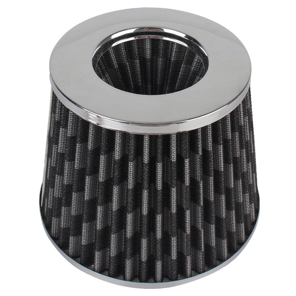 Universal 3 Inch High Flow Car Accessories Sport Power Mesh Cone 76MM Induction Kit Cold Air Intake Filter Car Air Filters