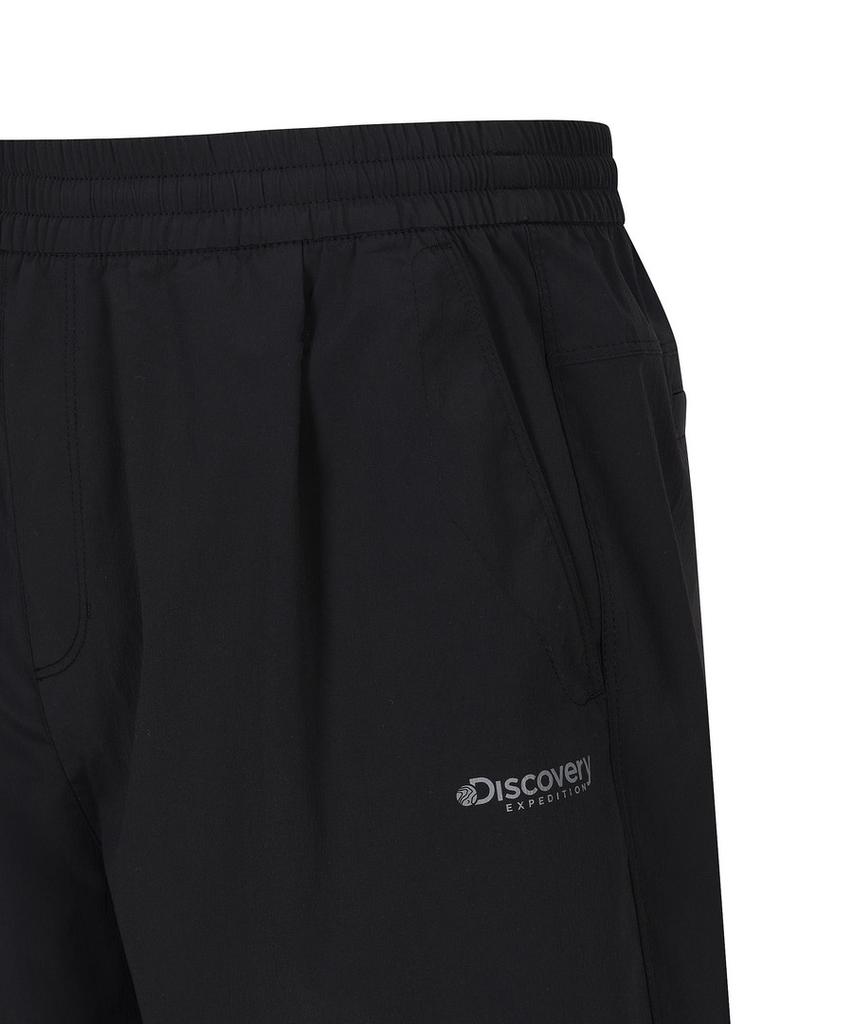 DISCOVERY EXPEDITION Uni Freshvent Lightweight Woven Training A-Line Shorts (Black)