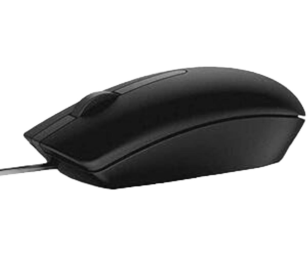 Dell MS116 Optical Mouse, Black.