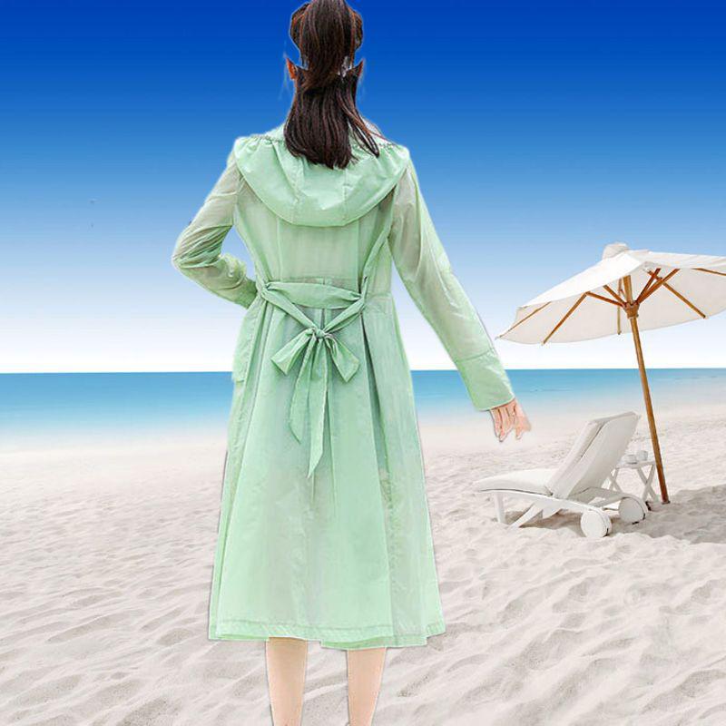 Women's 2026 Korean Style Summer Lightweight Windbreaker - Breathable, Sun-Protective Travel Jacket