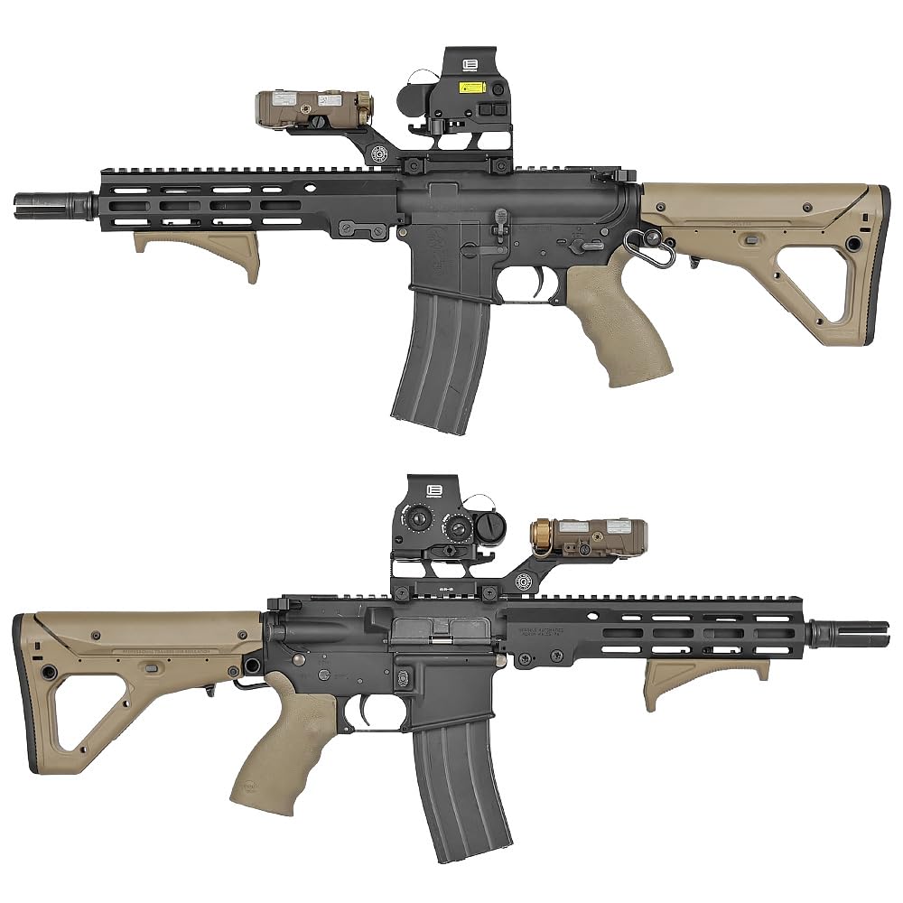 Ryohin Buhin Evolution Gear GBRS Group HYDRA V2 2.91-inch Super High Mount Riser Replica, Hard Anodized Black, 20mm Rail Type, 068 Aluminum Alloy