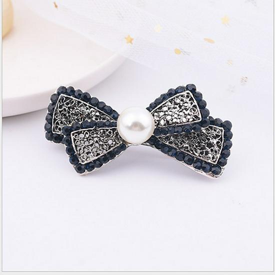 Koreanische antike Strass-Haarnadel: Elegantes Damen-Seitenclip- & Pferdeschwanz-Accessoire