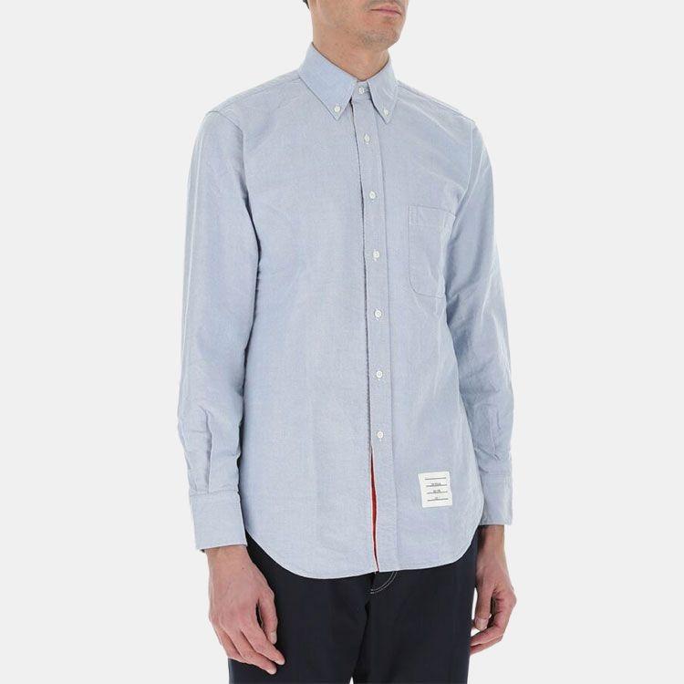 THOM BROWNE Collared Button Up Oxford Shirt Men's MWL010E-06177-480