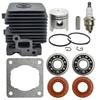 34mm Cylinder Piston Kit for Stihl FS38 FS45 FS46 FS55 HL45 FS45L FS46C KM55C KM55R OEM 4140 020 1202 Replacement Engine Parts