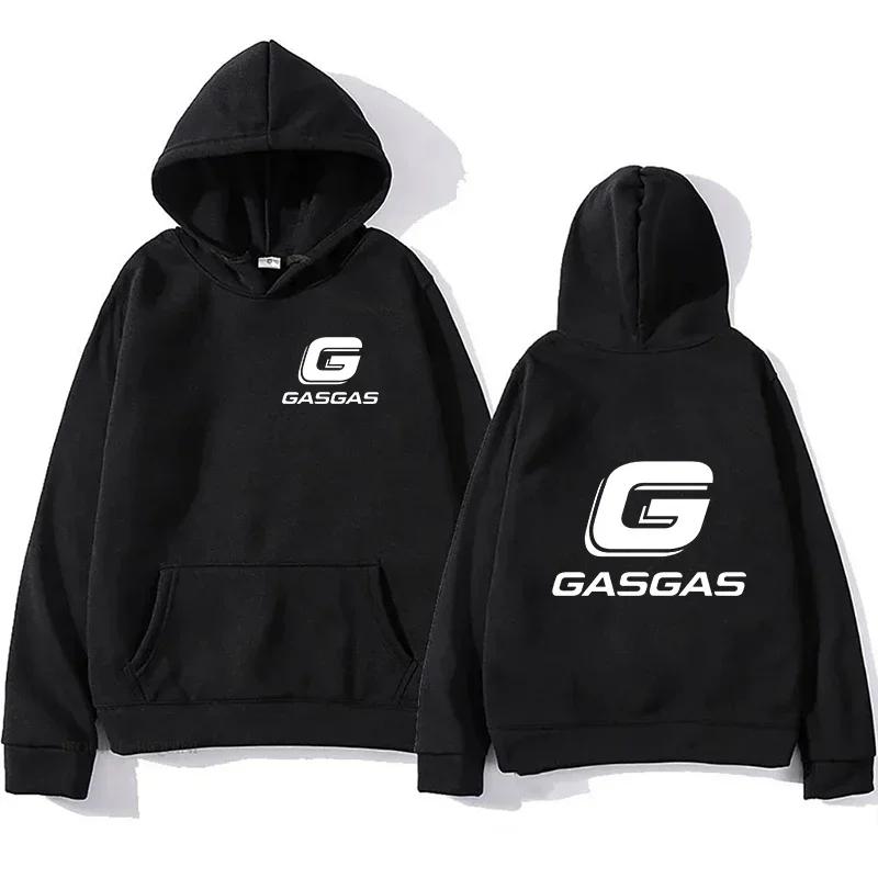 New autumn and winter motorcycle gas hoodie, comfortable solid color street wear, fashionable casual warm sports pullover gift