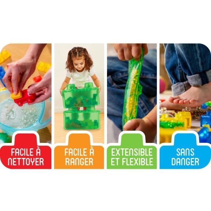 Coffret ferme - Jeu de construction - JELLY BLOX - GOLIATH - Briques souples et flexibles - Des 2 ans
