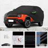For Jeep Renegade Anti-UV Sun Shade Rain Snow Resistant Black Cover Dustproof Car Umbrella Full Car Cover Outdoor Protection
