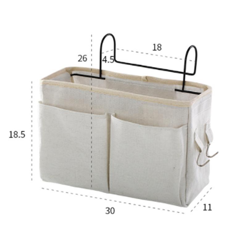 Noptieră depozitare geantă agățată pat masă raft coș raft organizator agățat umeraș dormitor geantă dormitor noptieră depozitare husă