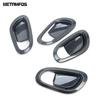 For Nissan Navara NP300 ST 2015- 2024 2025 Carbon Fiber Ide Door Handle Bowl Cover Trim Interior Accessories Car Styling