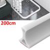 2m Bathroom Shower Water Stopper Rubber Retaining Strips Dry And Wet Separation Effectively Blocks The Flow Of Water Drying