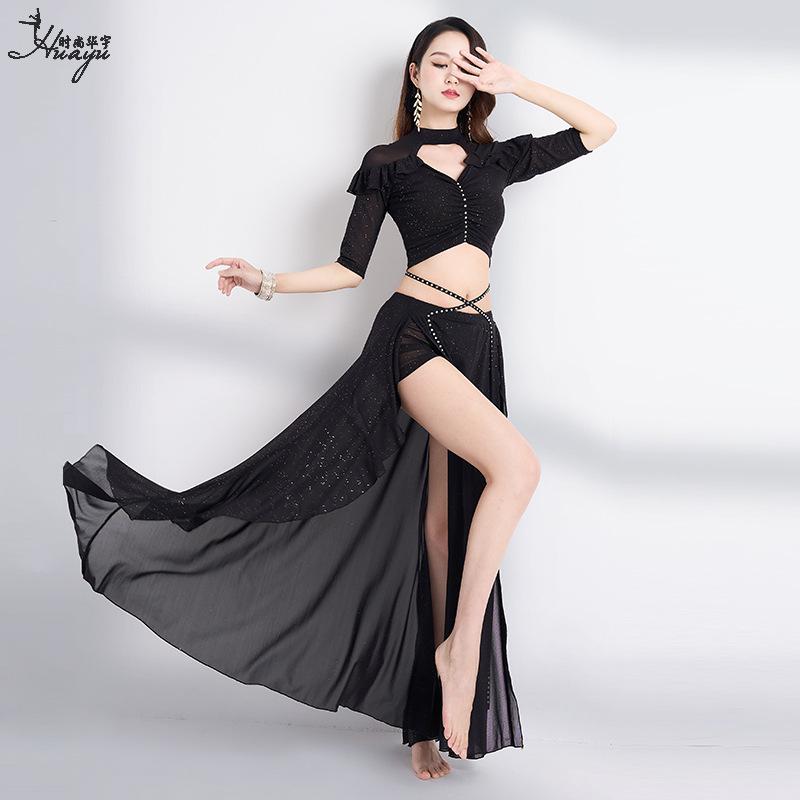 Huayu New Oriental Belly Dance Performance & Practice Costume Set in French Court Style