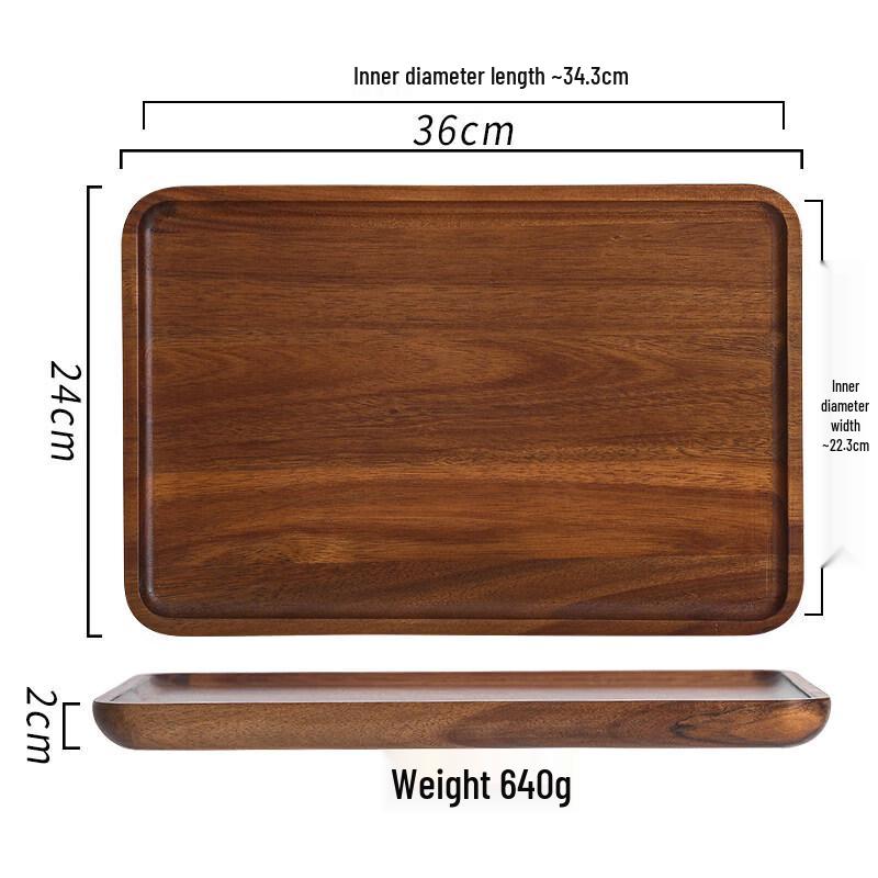 Japanese Style Wooden Serving Tray