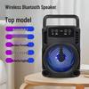 Portable Bluetooth Speaker with Colorful Ambient Light, Long Battery Life, Subwoofer, High-Quality Sound, Large Volume