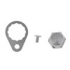 Anti-rust Fishing Reel Handle Crank Nuts Plate Screw Cap for S/D/A Baitcasting Reels