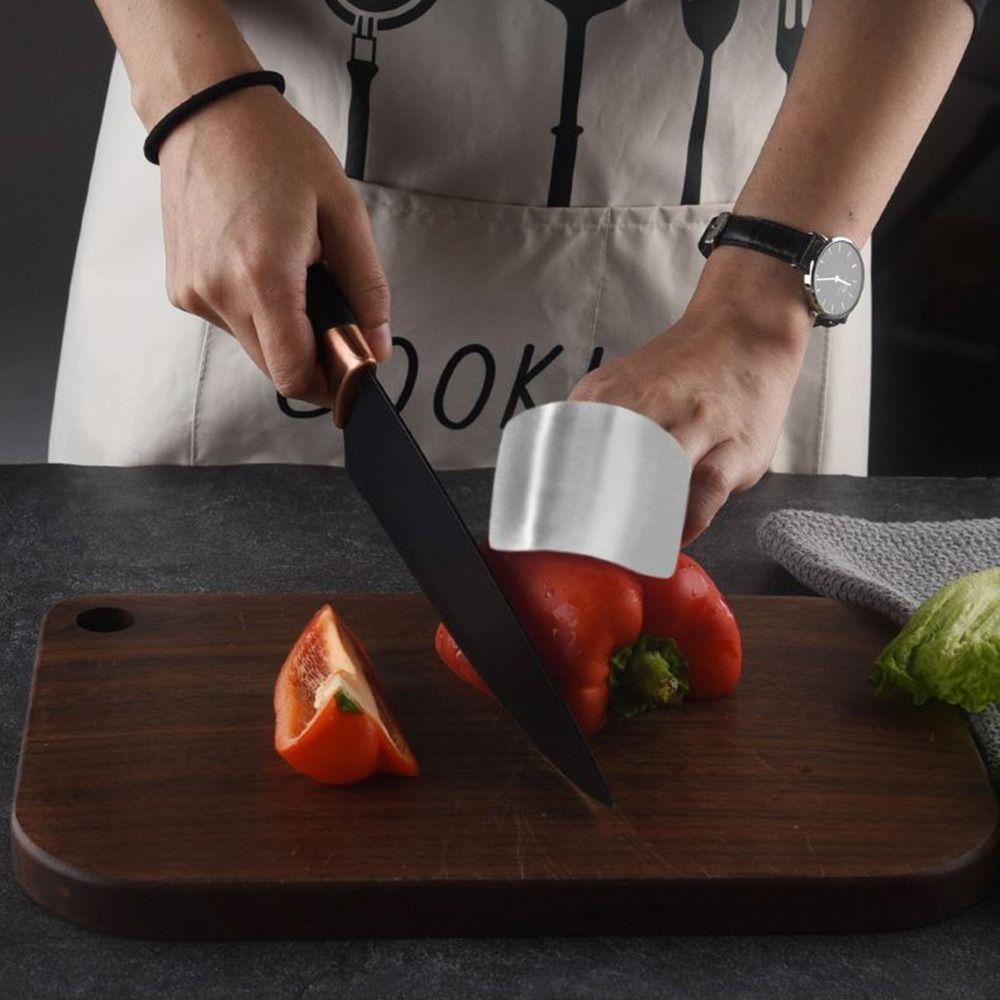 2/4 Pcs Single/DoubleFinger Stainless Steel Finger Protector Adjustable Multifunction Anti-cut Finger Guard Anti-corrosion