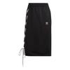 Womens/Ladies Originals Lace Up Regular Midi Skirt