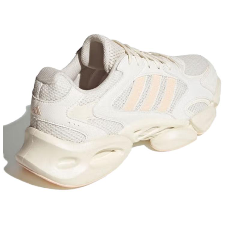 Adidas Megastride Comfortable Versatile Shock Absorbing Non-Slip Low-Top Casual Running Shoes Unisex Sneaker White JR6332