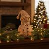 Figurine Bonhomme de Neige en Résine Ornements Cosy Détaillés pour Étagère