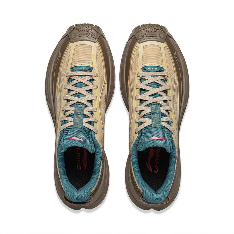 Li Ning Outdoor CF Tracing Xichang 2SE Low top Hiking Shoes Unisex Sand Khaki Teak Brown AHTW069-6