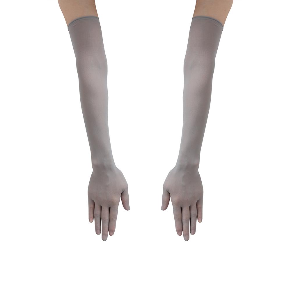 Protection Mesh Opera Prom Transparent Gloves Long Sheer Seamless Mitten Finger Pantyhose Gloves