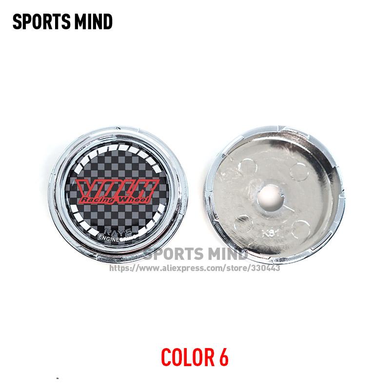 

4PCS/lot 61MM Car Wheel Center Hub Caps for VOLK RAYS Emblem Logo Auto Car Rim Hub Cap
