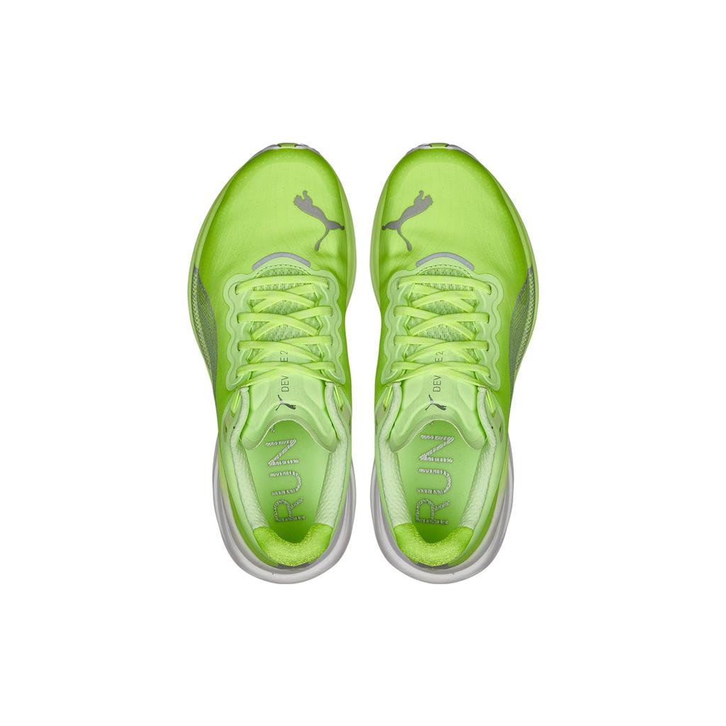 Puma Deviate Nitro 2 Fizzy Apple Women Sneakers Green Metallic-Silver 376855-06