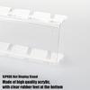 Sturdy Acrylic Hat Display Rack Reusable Round Cap Stand Cap Organizer Hanger Baseball Cap Holder for Travel Hotel Home