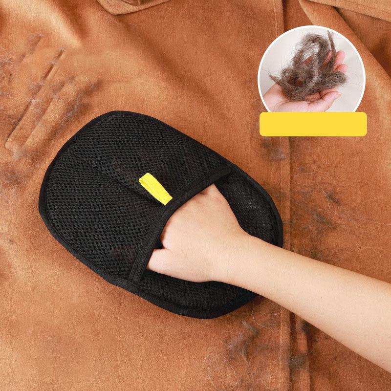 

Pet Hair Remover Glove Reusable Static Removal Gloves Double-Sided Cat Dog Grooming Gloves Hair Removal Tool Pet Supplies 21x17cm