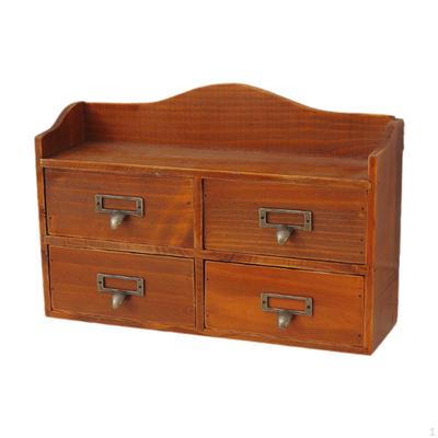 Kosmetikhalterbox mit 4 Schubladen für Badezimmerablage