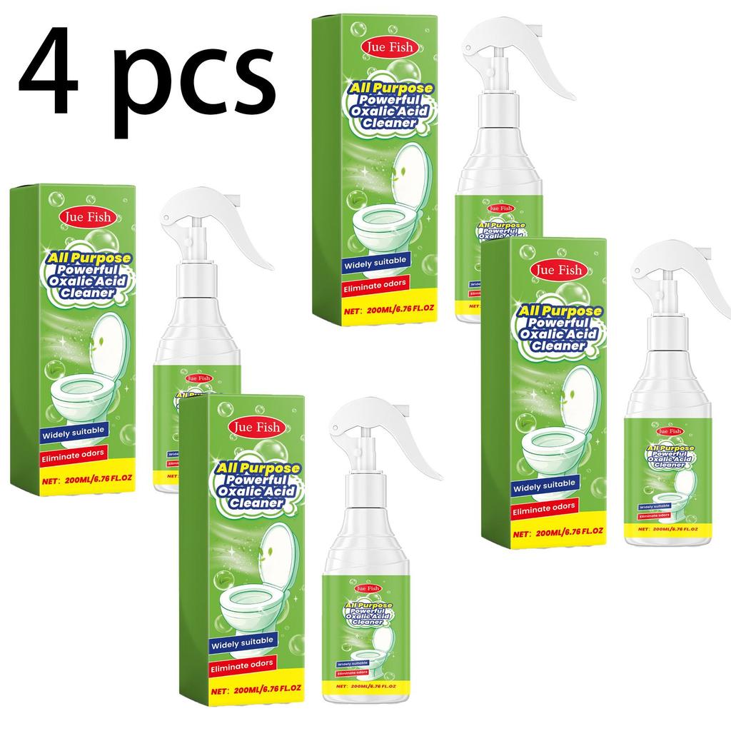 Jue Fish Multi-Purpose Household Cleaning Spray, Deep Bathroom and Kitchen Cleaner, Household Stain and Oil Remover 200ml